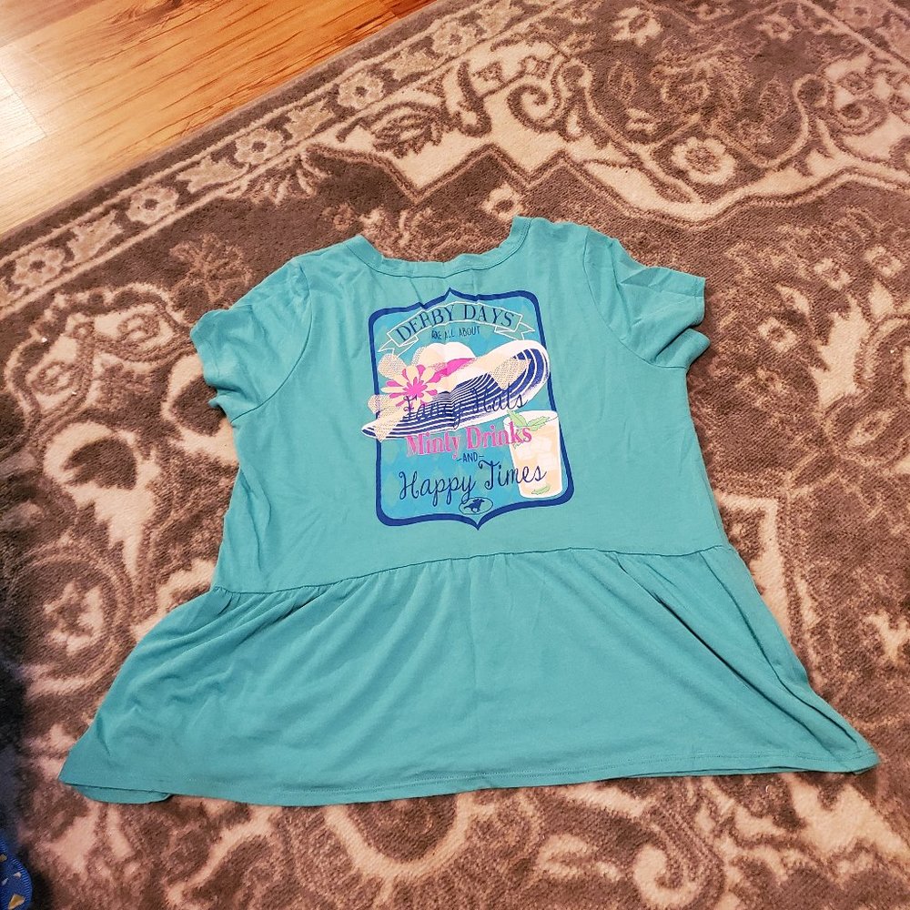 Red Camel "Derby" Peplum Tee